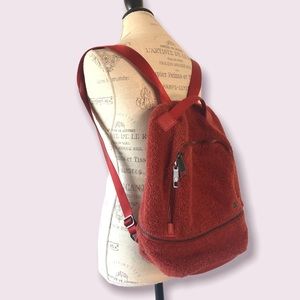 Lululemon City Adventure Red Backpack Sherpa Bag